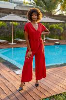 Combinaison gaufrée, Vert sapin, Taille unique