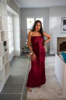 Robe bustier moulante, Noir, L