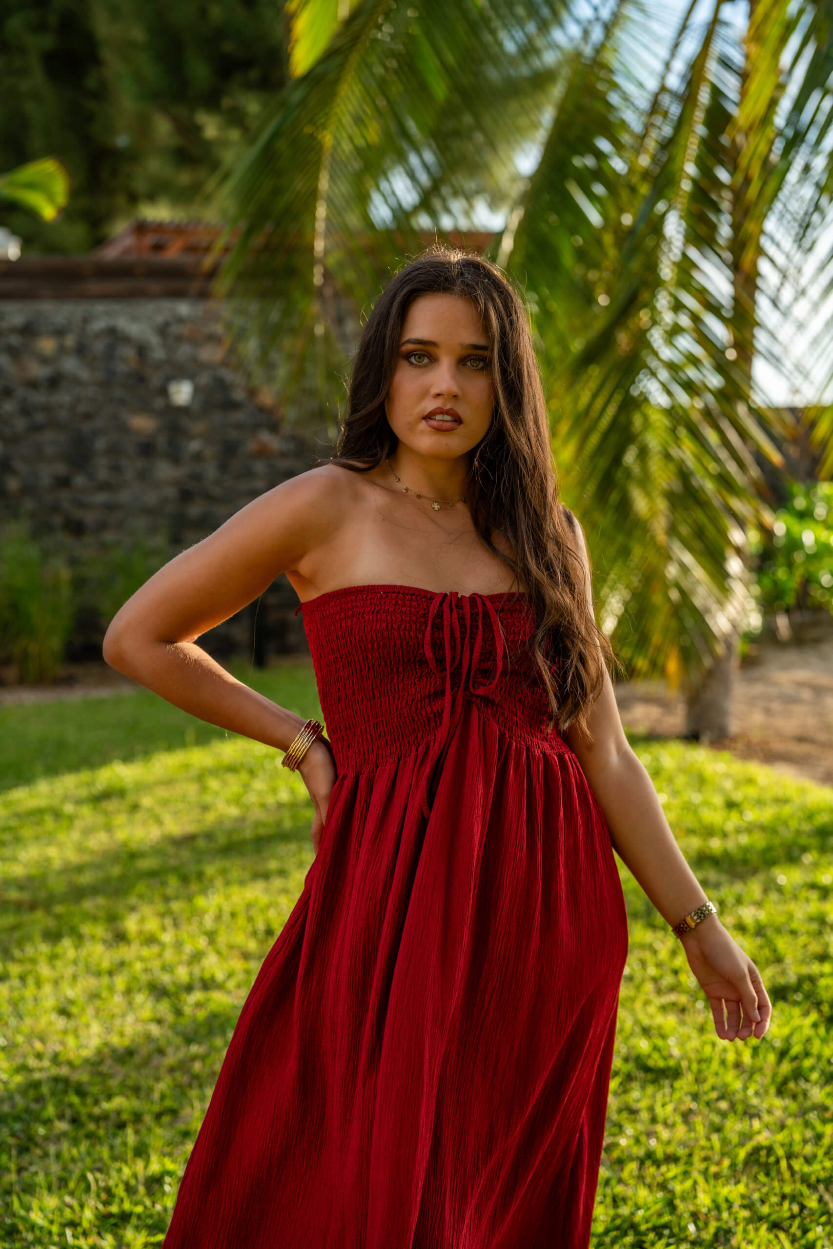 Robe bustier gaufr&eacute;e, Blanc, Taille unique