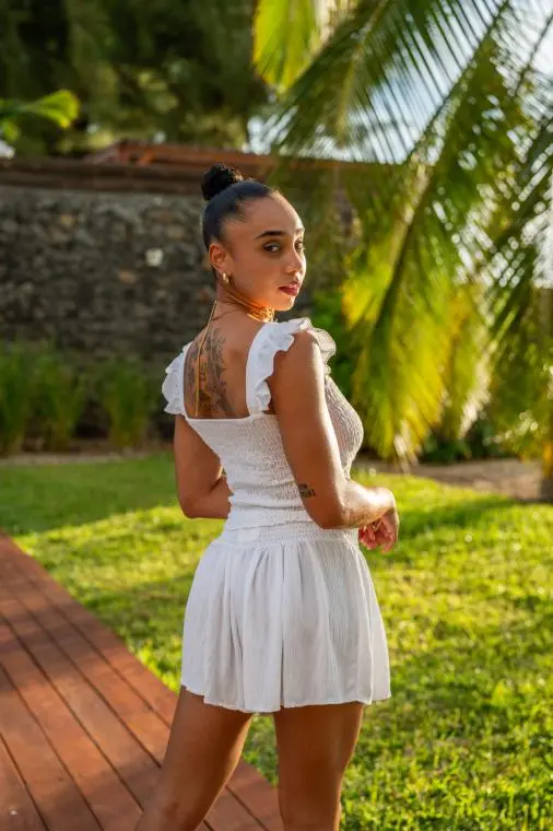 Jupe short gaufrée, Noir, Taille unique