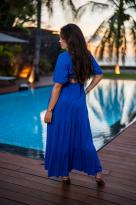 Robe longue habillée, Rouge, L