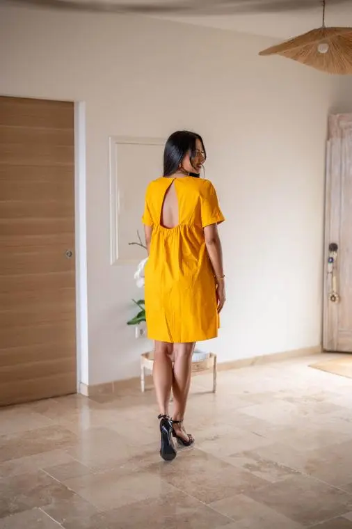 Robe babydoll, Vert matcha, L/XL