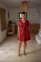 Robe babydoll, Vert matcha, L/XL