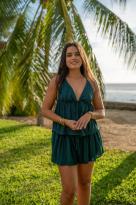 Crop top à bretelles, Rouge, Taille unique