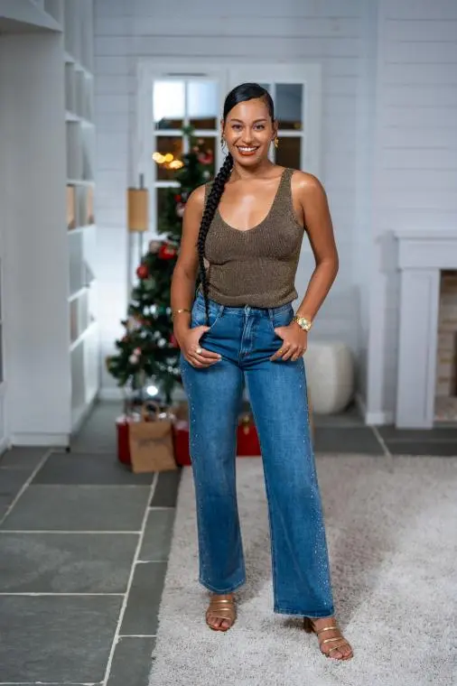 Débardeur brillant, Doré, Taille unique