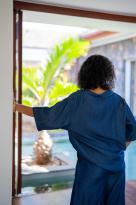 Haut "lyocell", Bleu jeans, Taille unique