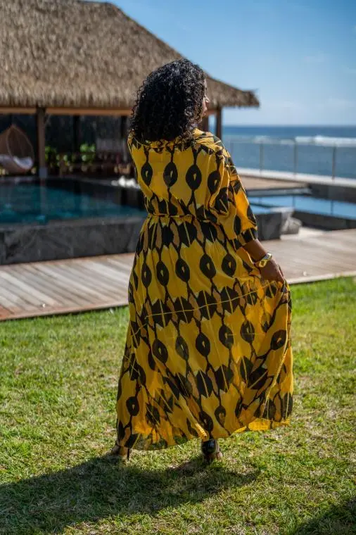 Chemise imprimée, Rouille, Taille unique