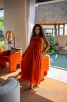 Robe unie (doublure), Écru, Taille unique