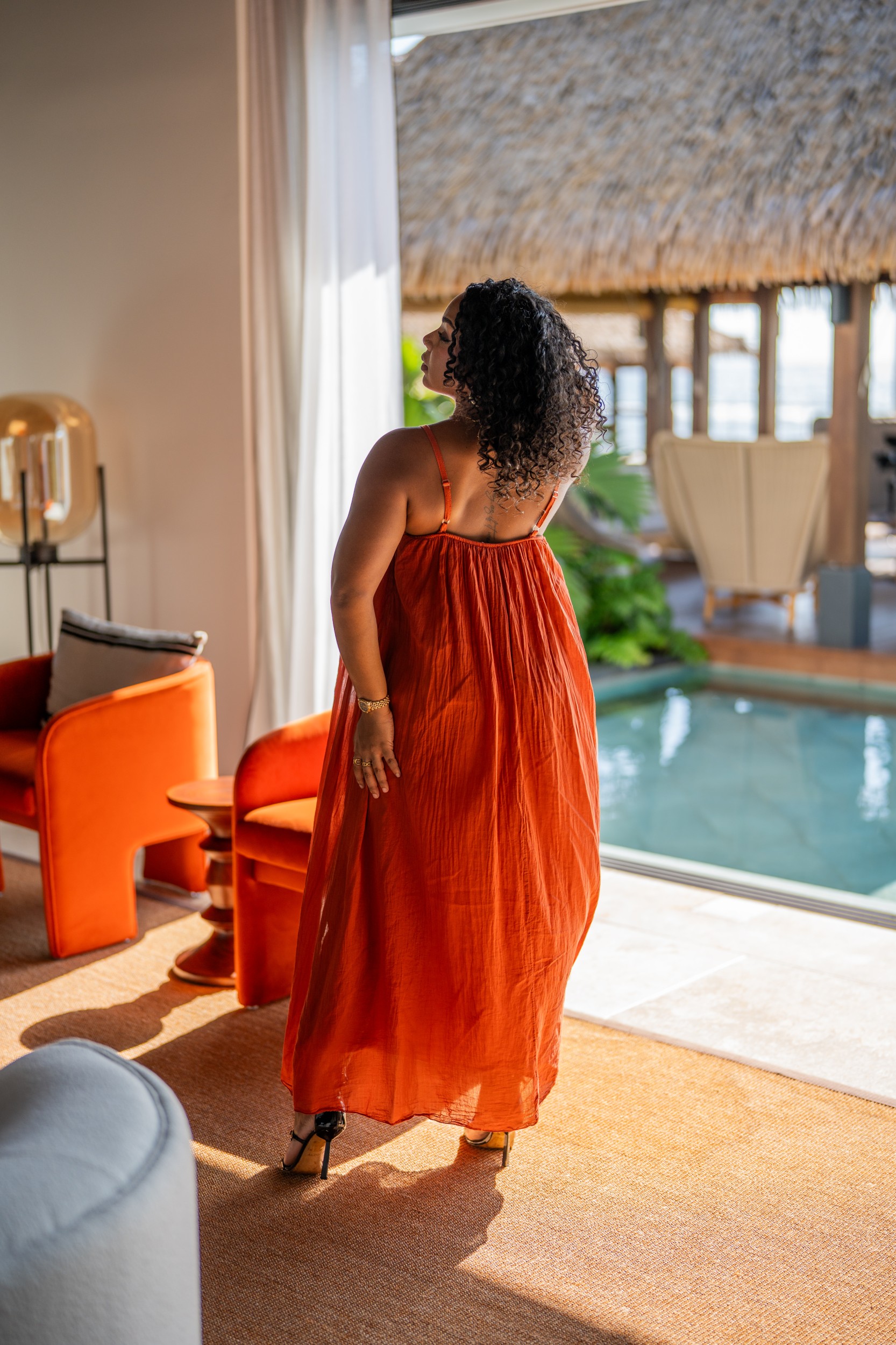 Robe unie (doublure), &Eacute;cru, Taille unique