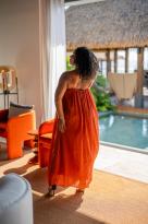 Robe unie (doublure), Écru, Taille unique