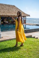 Robe unie (doublure), Écru, Taille unique