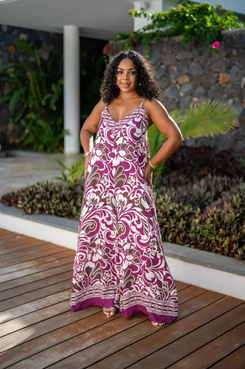 Combinaison imprimée fleurs, Vert olive, Taille unique