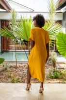 Robe chemise , Corail, Taille unique