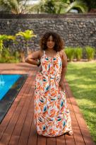 Robe imprimée, Vert, L/XL