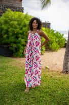 Robe imprimée, Vert, L/XL