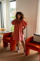 Robe courte , Magenta, Taille unique