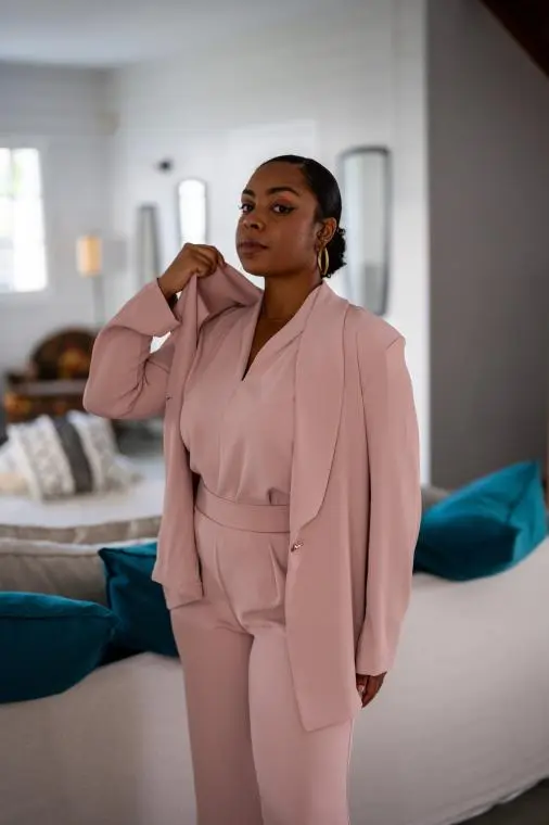 Veste fluide unie, Écru, Taille unique