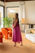 Robe longue , Écru, Taille unique