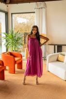Robe longue , Écru, Taille unique