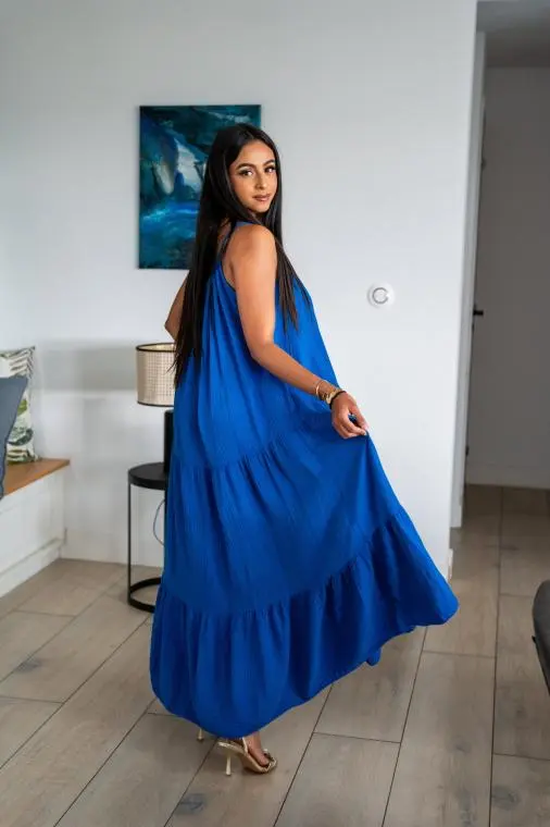 Robe à bretelles, Jaune, Taille unique