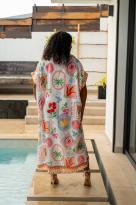 Robe chemise « dolce vita », Multicolore, Taille unique