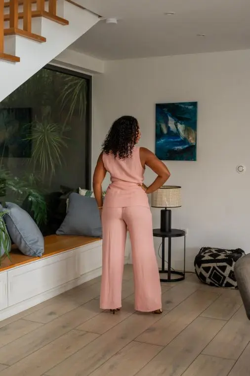 Ensemble kimono , Rose, Taille unique (S au L)