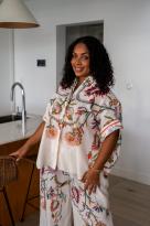Chemise "baroque", Jaune, Taille unique