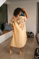 Robe chemise "baroque", Jaune, Taille unique