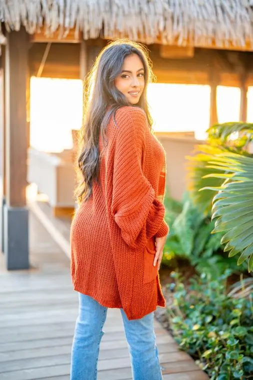 Gilet pull court, Moutarde, Taille unique