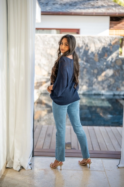 Pull à motif coeur , Kaki, Taille unique