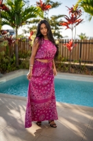 Ensemble jupe "BANDANA", Magenta, Taille unique