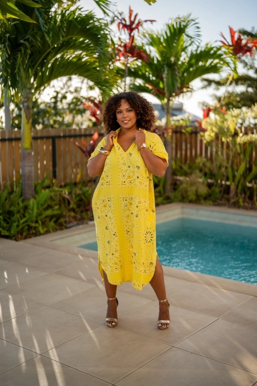 Robe "BANDANA", Blanc, Taille unique