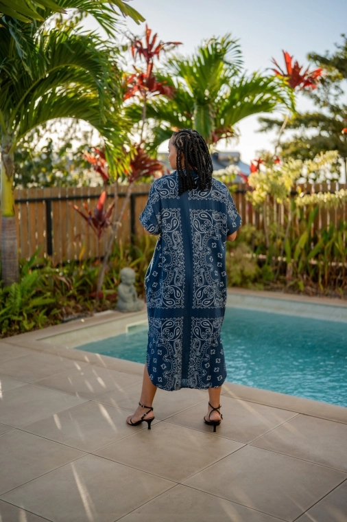 Robe "BANDANA", Blanc, Taille unique