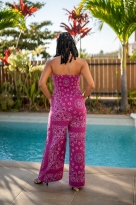 Combinaison pantalon "BANDANA", Blanc, Taille unique