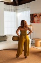 Combinaison pantalon bouffant, Blanc, Taille unique